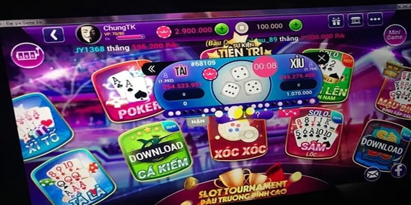 Game Bài Rikvip đa dạng trò chơi